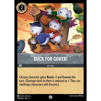 Sběratelská karetní hra Duck for Cover 198/204 - Shimmering Skies Typ karty: Non-Holo