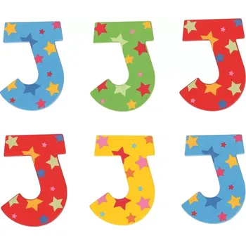 Hračka Bigjigs Toys hvězdičkové písmenko J