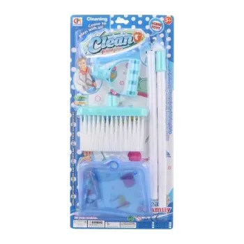 Dětská kuchyňka Lamps Sada uklízečka modrá