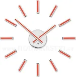 Designové nalepovací hodiny Future Time FT9400RD Modular red 40cm