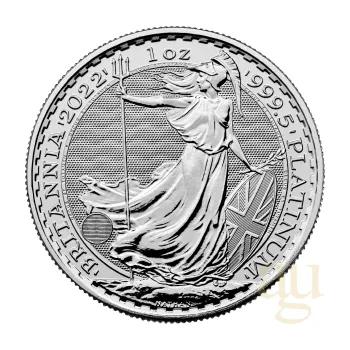 1 unce platinová mince Britannia 2022