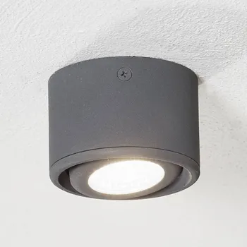 Lampička Fabas Luce Otočná hlava – LED svítidlo Anzio, antracitová 1 x 6 W LED - Doprava zdarma