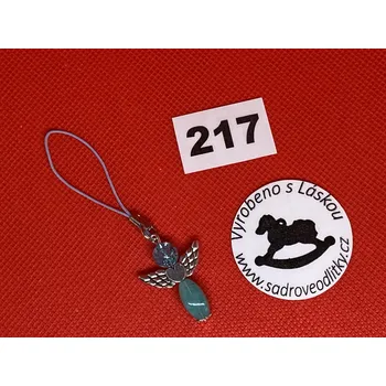 HandMade by VeJa Přívěšek - andílek pro štěstí/ radost č.217