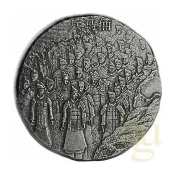 5 uncí stříbrná mince Fiji Terracotta Army 2020