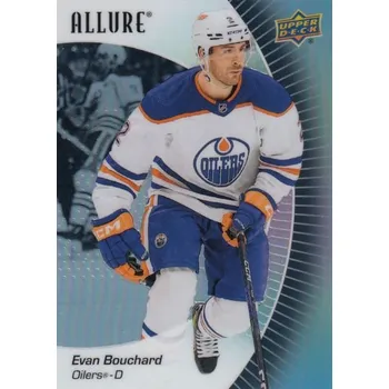 Sběratelská karetní hra paralel karta EVAN BOUCHARD 23-24 Allure Black Rainbow číslo 47