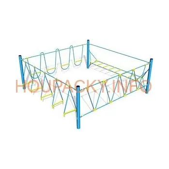 Dětský domeček Stezka odvahy LP402KB - modrá (v.p. 1 m)