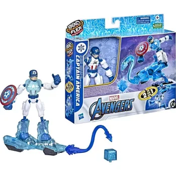 Figurka Avengers Bend and Flex akční figurky s transformovatelným vozidlem 15 cm