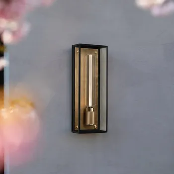 Venkovní osvětlení Buster + Punch Caged Wet Large IP44 mosaz černá 1 x 2 W LED - Doprava zdarma