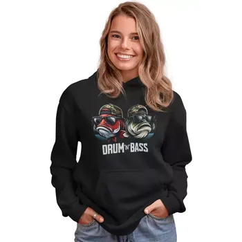 Dámská mikina Dámská mikina Drum n Bass černá