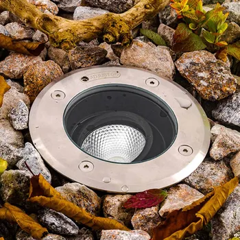 Lampička EVN Pentola vestavná lampa nerezová ocel Ø13,5cm 3.000K nerezová ocel, průhledná 1 x 7 W LED - Doprava zdarma