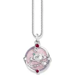 Thomas Sabo PE959-340-9 Silver pendant with pink enamel