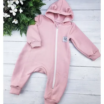 Dětský overall Kulišárny Overal široký WARM STARORŮŽOVÁ VELIKOST: 62-68