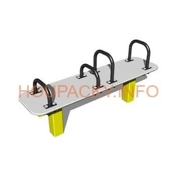 Dětský domeček Street workoutový prvek WP005YD - žlutý