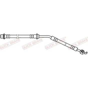 Brzdový systém Brzdová hadice QUICK BRAKE 58.886