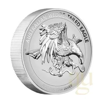 1 unce stříbrná mince Austrálie Wedge Tailed Eagle 2021 - leštěná deska - High Relief