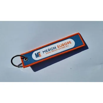 Vytkaná reklamní klíčenka na zakázku 100ks