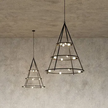 Lampička Závěsné svítidlo Artemide El Porís, Ø 120 cm, 12 světelných zdrojů černá 12 x 15 W LED - Doprava zdarma