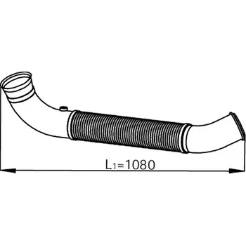 Výfuková trubka Výfuková trubka DINEX DIN68505