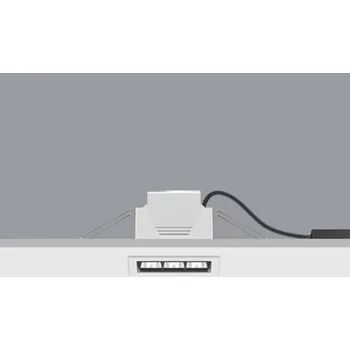 Lampička ERCO Compar vestavné bodové dim bílá 12cm 6W 940 - montážní otvor - délka 10,8 cm, šířka 5 cm; tloušťka stropu - 0,1 cm až 4 cm; délka kabelu 50 cm; minimální vzdálenost k napáječi 10 cm bílá (RAL 9002) LED celkem 6 W - Doprava zdarma