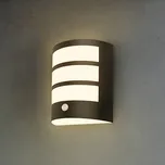 Briloner Nabíjecí venkovní nástěnné svítidlo LED 3795015, černé, senzor, IP44 černá 1 x 5,8 W LED - Doprava zdarma