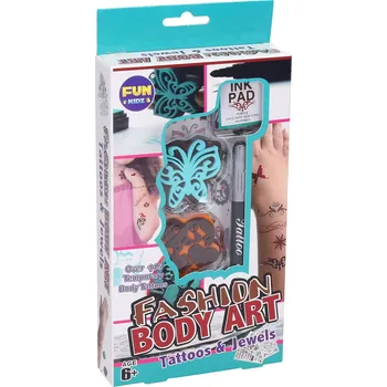 Odstranitelné tetování Funkidz Tetování set mini