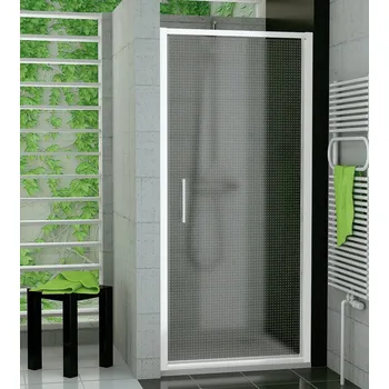 Sprchové dveře SanSwiss TOPP10000430 100 cm, bílá/mastercarré