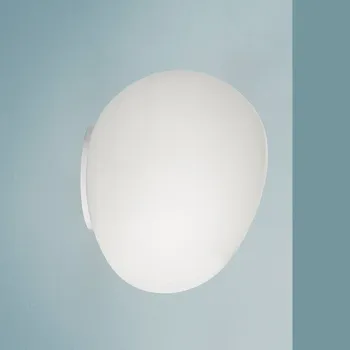Lampička Foscarini Gregg MIDI nástěnné světlo, sklo, bílé bílá satinovaná 1 x 6,5 W LED - Doprava zdarma