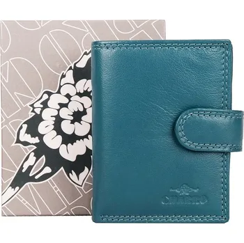 Peněženka Menší tmavětyrkysová kožená peněženka Charro no. 2082