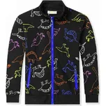 DĚTSKÁ ZATEPLENÁ MIKINA S DINOSAUREM, velikost 98 - 128 Barva: Tmavě modrá, Velikost: 98