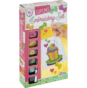 Vyšívací plátno Dětské vyšívání, křížový steh, DORTÍK, balení