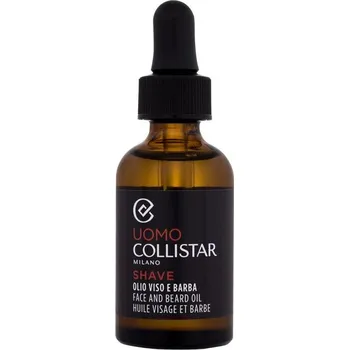 Tělový krém Collistar Uomo Face And Beard Oil - Hydratační a vyživující olej na obličej a vousy 30 ml