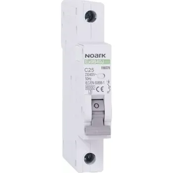 Jistič NOARK 110771 Ex9B40J 1P C25 Úzký instalační jistič 13,5 mm, 6 kA, char. C, 25 A, 1pól (Ex9B40J 1P C25)