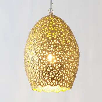 Holländer Závěsné svítidlo Cavalliere, zlatá barva, Ø 22 cm - Stříška - výška 7 cm, Ø 11 cm zlato 1 x 60 W - Doprava zdarma