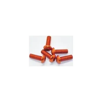 RC vybavení ARROWMAX Alu Screw Allen Roundhead M4X12 Orange (7075) (5) - expresní doprava