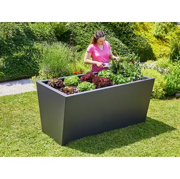 Vyvýšený záhon Gutta Vyvýšený záhon Valenta Varianta: vyvýšený záhon Valenta - 150 x 90 x 80 cm - antracit