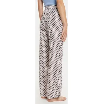 Dámské noční prádlo Tommy Hilfiger Pyžamové kalhoty UW0UW05225 Écru Regular Fit XS