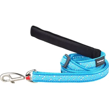 Vodítko pro psa Vodítko malé Red Dingo 1,8m/15mm Flying Bones Turquoise