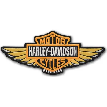 Nášivka Harley Davidson Wings 12 cm x 5 cm