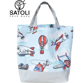 Nákupní taška Šatoli.cz Dětská nákupní taška Letadla