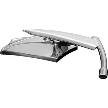 Zrcátko pro motocykl Highway Hawk H91-106 Zrcátka Razor vč. adapt. chrom 2ks - Chrom