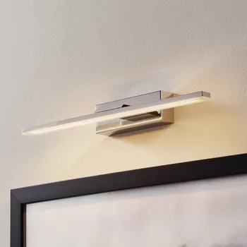 Lampička MCJ Nástěnné svítidlo LED Miroir 40 cm chrom 3000K chrom, matná bílá LED 6,5 W celkem - Doprava zdarma