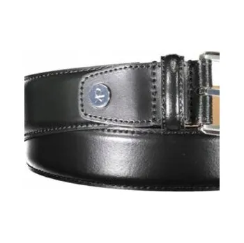 Opasek Calvin Klein Pánský pásek PASEK MĘSKI ADJ TWO FINISH SQUAR Černá 85