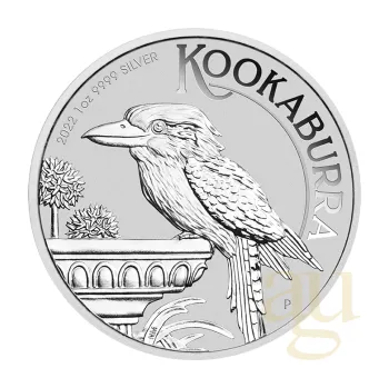 1 unce stříbrná mince Austrálie Kookaburra 2022