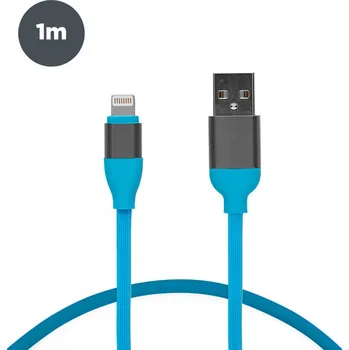 Datový kabel Contact nabíjecí a datový kabel USB na lightning Barva: Modrá