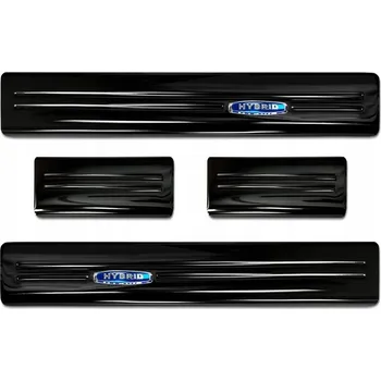 Lišta karosérie Ochranné kryty prahů, Hyundai Kona, 2017- , Hybrid , Glossy black (AV224008)