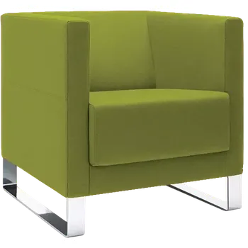 Sedací souprava VELA - 1V, křeslo, látka VX EV 20 - látka zelená