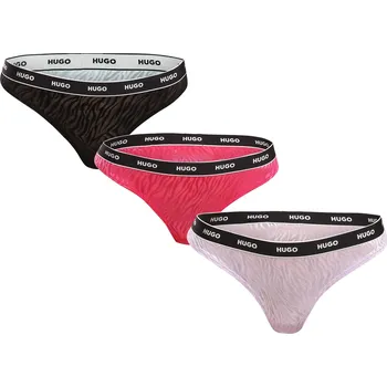 Dámské oblečení 3PACK dámská tanga HUGO vícebarevná (50523829 960) S Možnost vrácení zboží ZDARMA do 120 dnů!