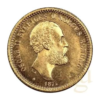 10 koruna zlatá mince Schweden Oscar II.