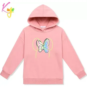 Dívčí mikina Dívčí mikina s kapucí Kugo ZM6505 růžová