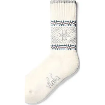Pánské ponožky Vlnka Vlněné ponožky Merino vločka bílá velikost ponožek 38-39